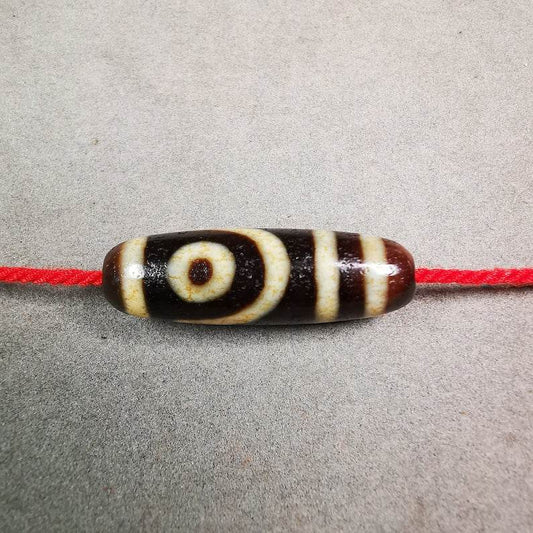 2 Eyed Dzi Bead - Gandhanra-ART