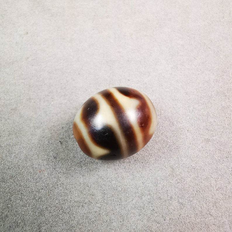 Tiger Tooth Dalo Dzi Bead - Gandhanra-ART
