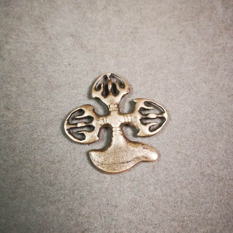 Cross Vajra Kartika Pendant - Gandhanra-ART