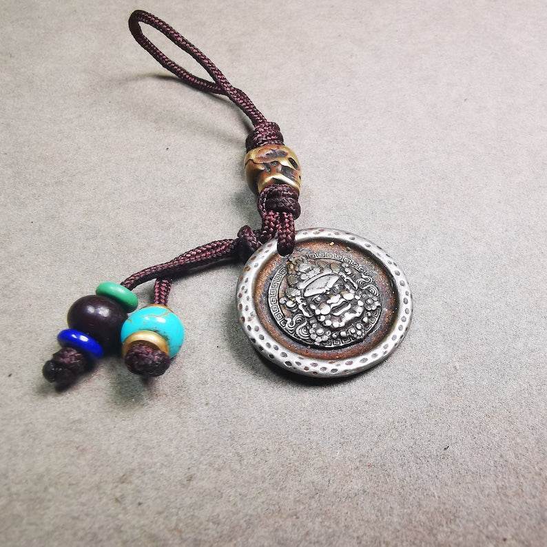 Amulet Badge,Mahakala Pendant - Gandhanra-ART