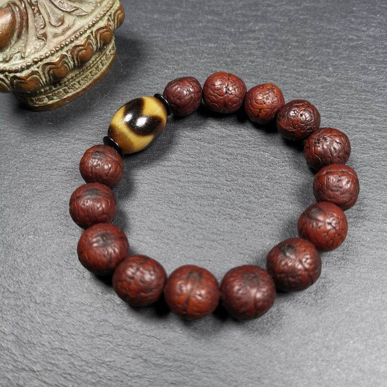 Wrist Mala,Bodhi Beads Bracelet - Gandhanra-ART