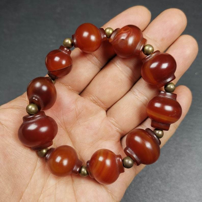 Wrist Mala, Prayer Beads Bracelet - Gandhanra-ART