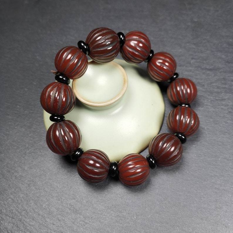 Agate Wrist Mala, Prayer Beads Bracelet - Gandhanra-ART