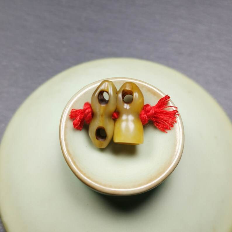 Amulet Vajra and Bell, Pendant for Mala,Prayer Beads - Gandhanra-ART