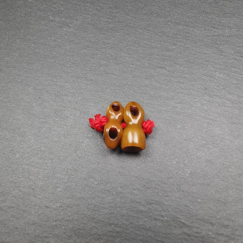 Amulet Vajra and Bell, Pendant for Mala,Prayer Beads - Gandhanra-ART