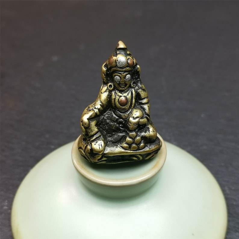 Buddha statue of - Yellow Jambhala(Dzambhala) - Gandhanra-ART