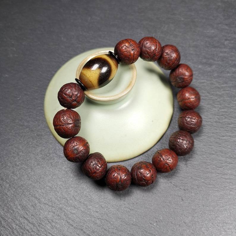 Wrist Mala,Bodhi Beads Bracelet - Gandhanra-ART