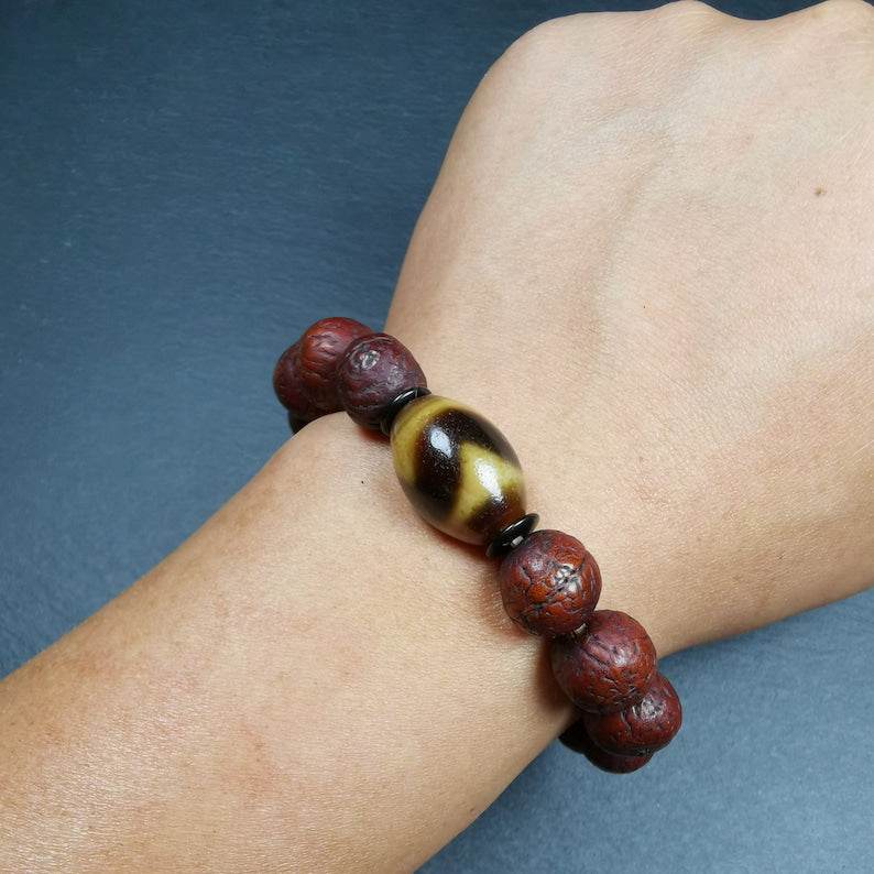 Wrist Mala,Bodhi Beads Bracelet - Gandhanra-ART