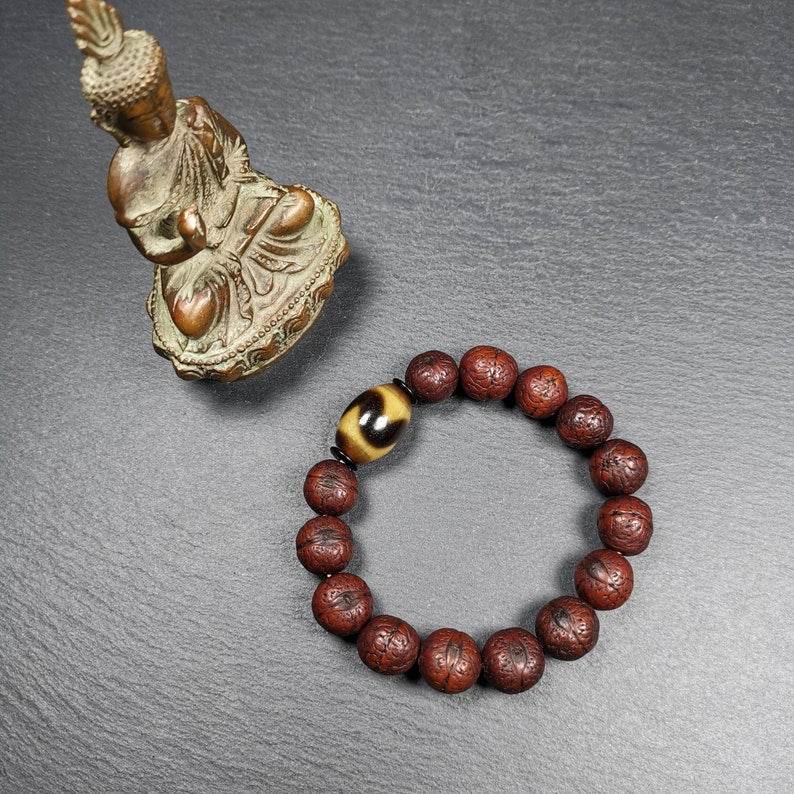 Wrist Mala,Bodhi Beads Bracelet - Gandhanra-ART