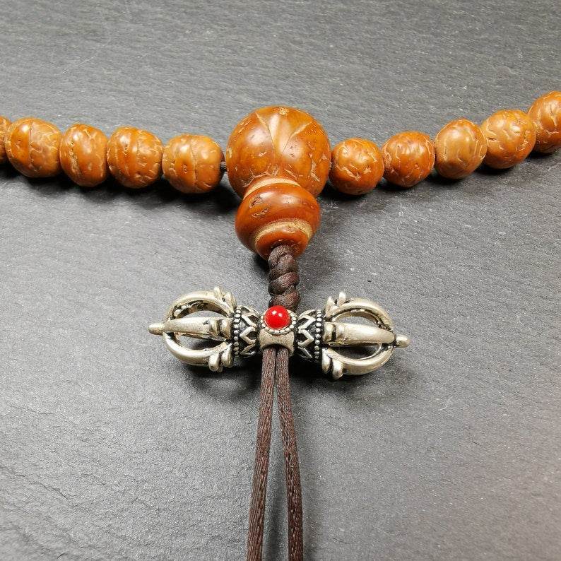 Tibetan Silver Vajra Amulet 32mm × 11mm - Gandhanra-ART