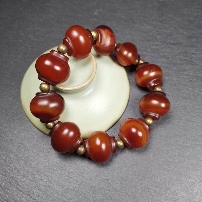 Wrist Mala, Prayer Beads Bracelet - Gandhanra-ART