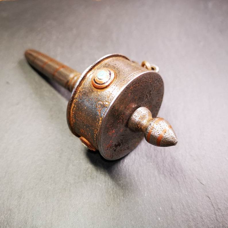 Handheld Prayer Wheel,Mani Wheel - Gandhanra-ART