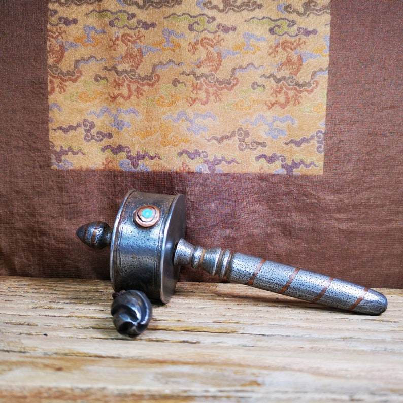 Handheld Prayer Wheel,Mani Wheel - Gandhanra-ART