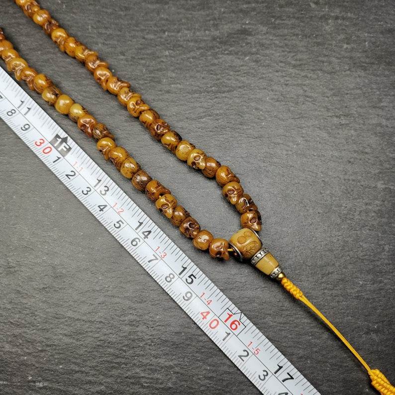 Yak Bone Kapala Mala,Prayer Beads - Gandhanra-ART
