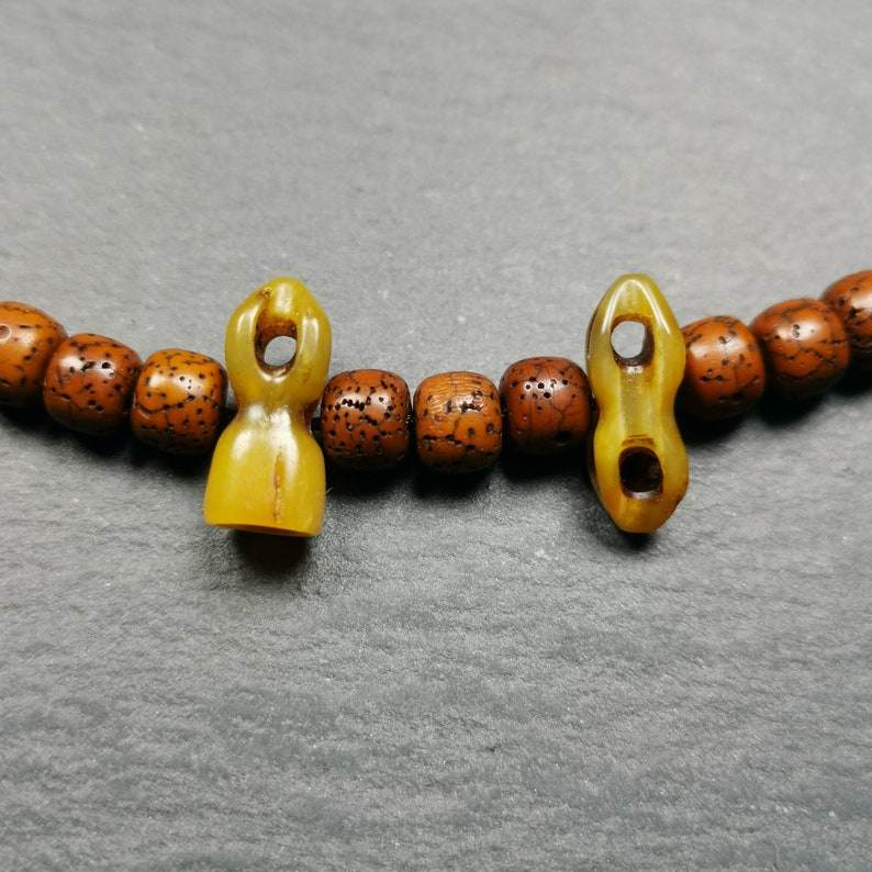Amulet Vajra and Bell, Pendant for Mala,Prayer Beads - Gandhanra-ART
