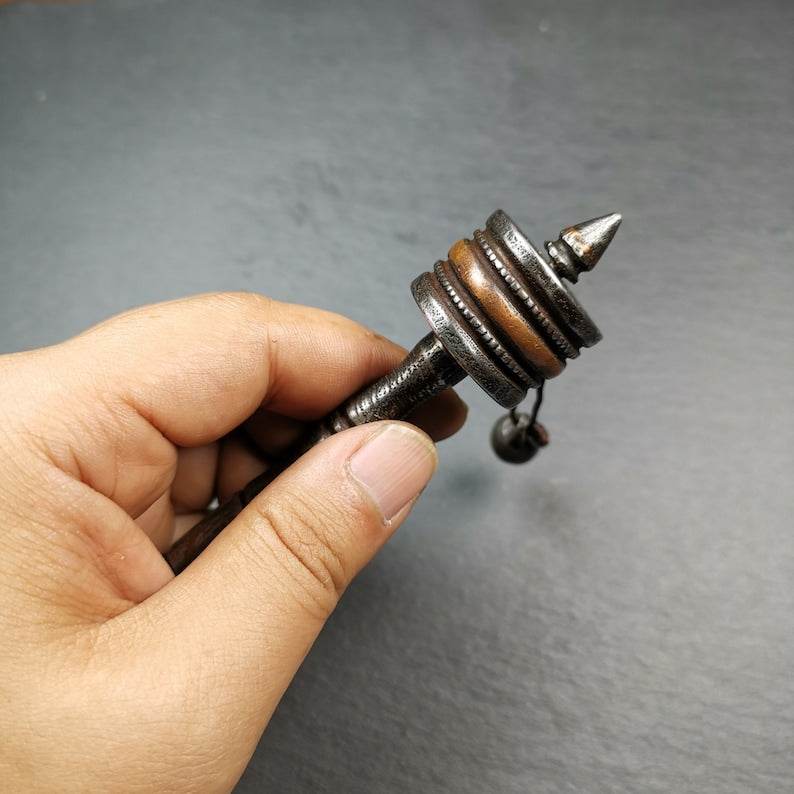 Handheld Prayer Wheel,Mani Wheel - Gandhanra-ART