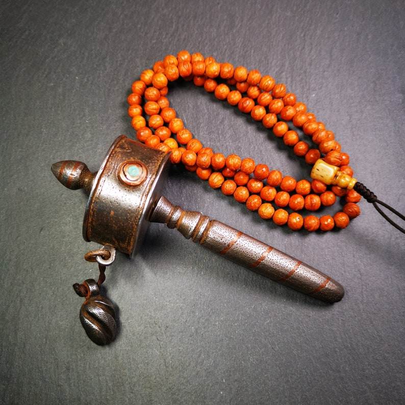 Handheld Prayer Wheel,Mani Wheel - Gandhanra-ART