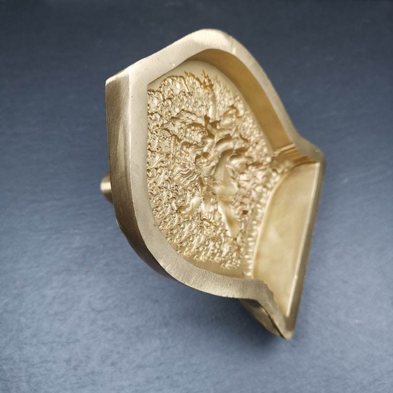 Vajrapani Mahachakra ,Maha-cakra-vajri,Chagna Dorje Korlo Chen Po mold - Gandhanra-ART