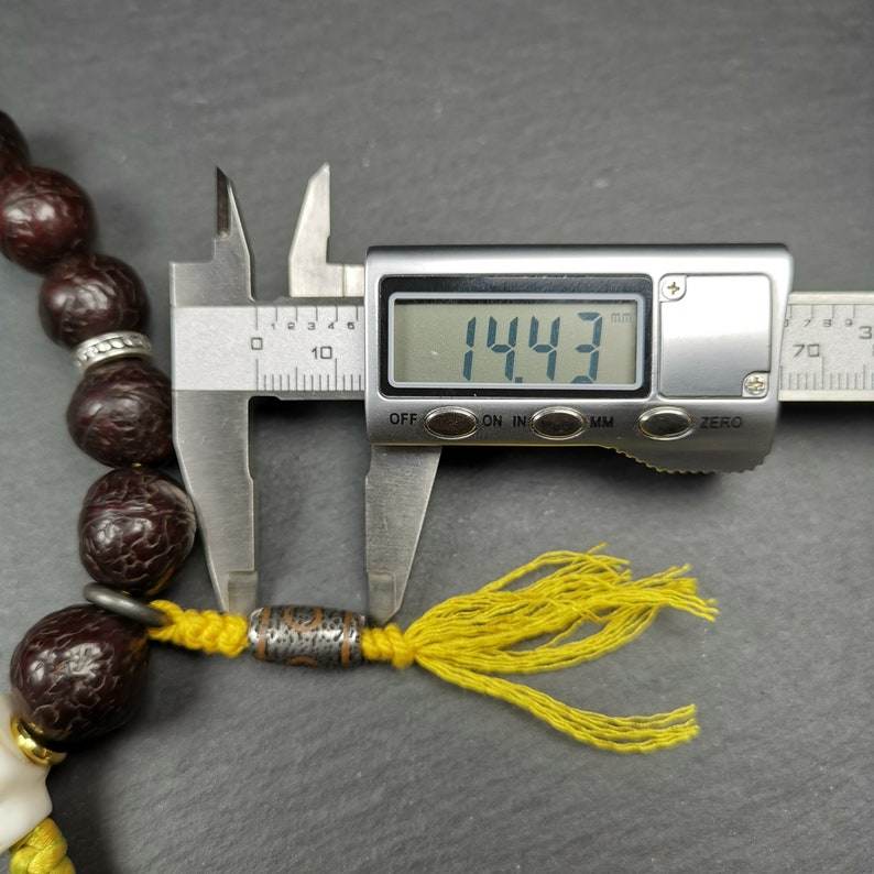 Handhold Wrist Mala, Old Bodhi Seed Beads Bracelet - Gandhanra-ART