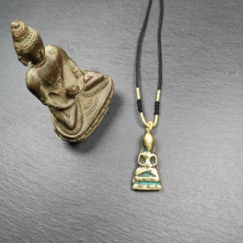 Buddhist Protective Amulet,Amitayus Statue Pendant - Gandhanra-ART