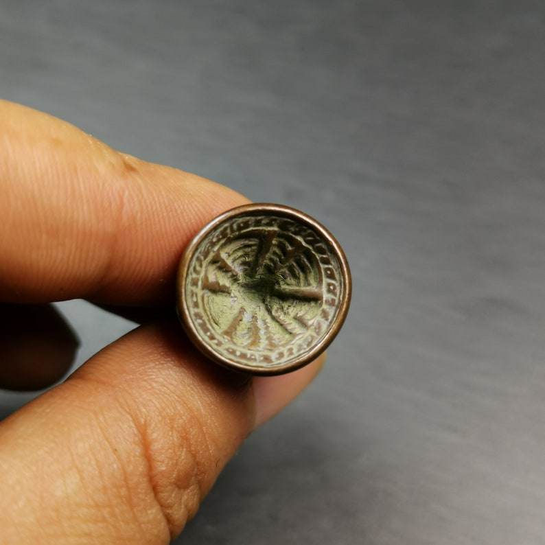 Old Stupa TsaTsa Mold Amulet, Prayer Beads Accessories - Gandhanra-ART