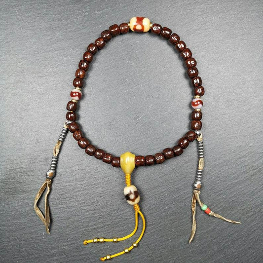 Mala Bracelet, Rudraksha Prayer Beads - Gandhanra-ART