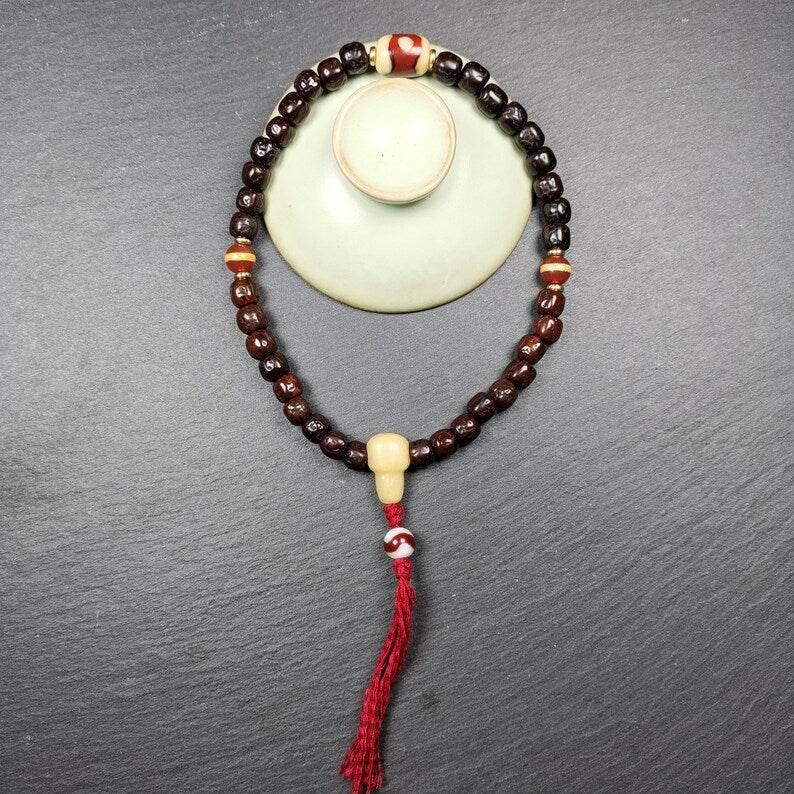 Mala Bracelet,Rudraksha Prayer Beads - Gandhanra-ART