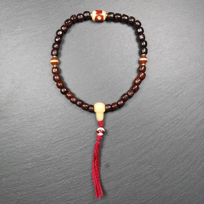 Mala Bracelet,Rudraksha Prayer Beads - Gandhanra-ART