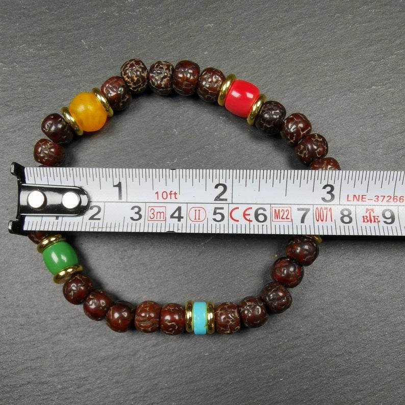 Mala Bracelet,Rudraksha Prayer Beads - Gandhanra-ART