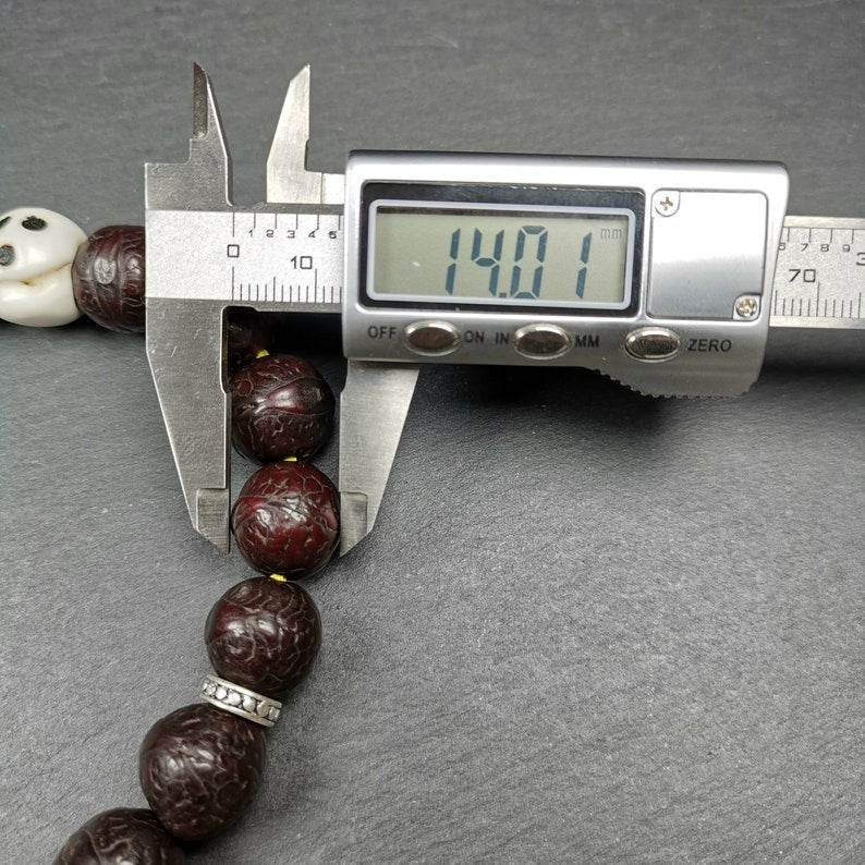 Handhold Wrist Mala, Old Bodhi Seed Beads Bracelet - Gandhanra-ART