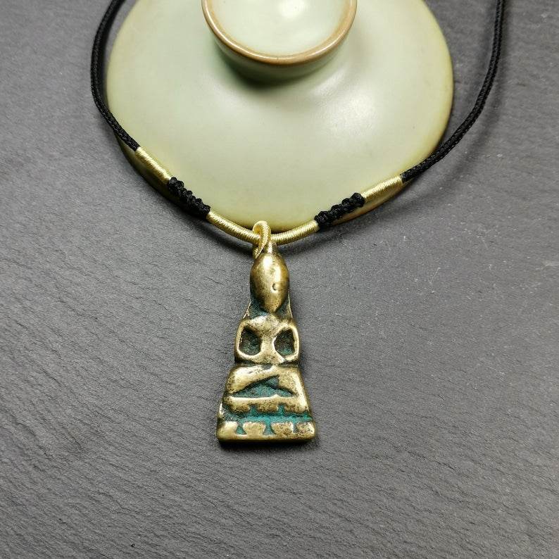 Buddhist Protective Amulet,Amitayus Statue Pendant - Gandhanra-ART