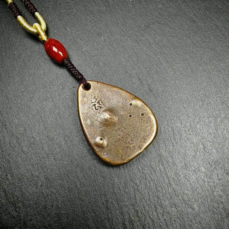 Statue Amulet,Green Tara Pendant - Gandhanra-ART