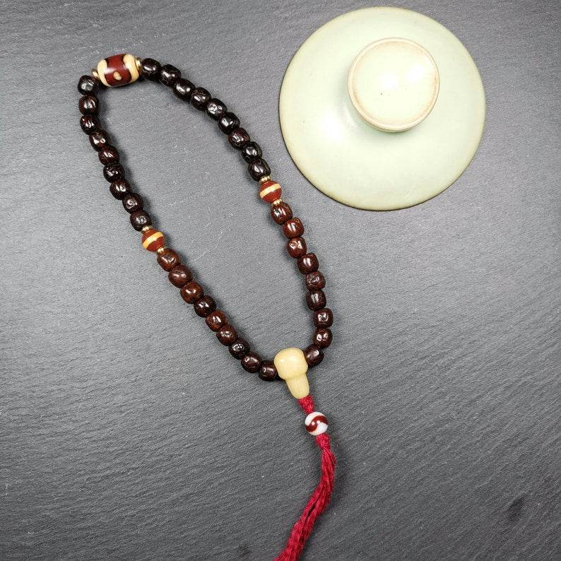 Mala Bracelet,Rudraksha Prayer Beads - Gandhanra-ART
