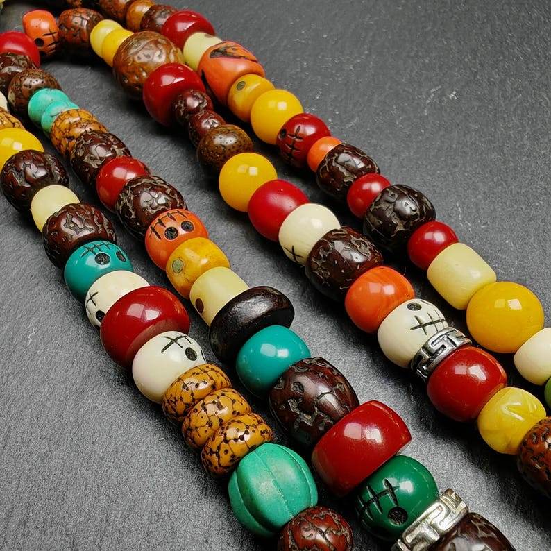 Mala Necklace - Prayer Beads,38cm Length - Gandhanra-ART