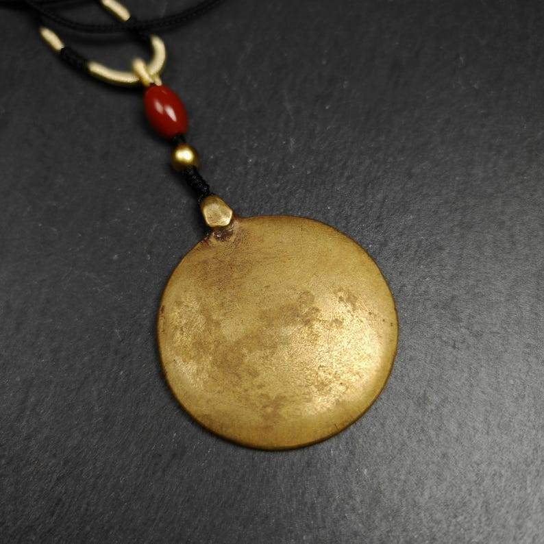Amulet Sipaho Badge - Melong Mirror 44mm - Gandhanra-ART