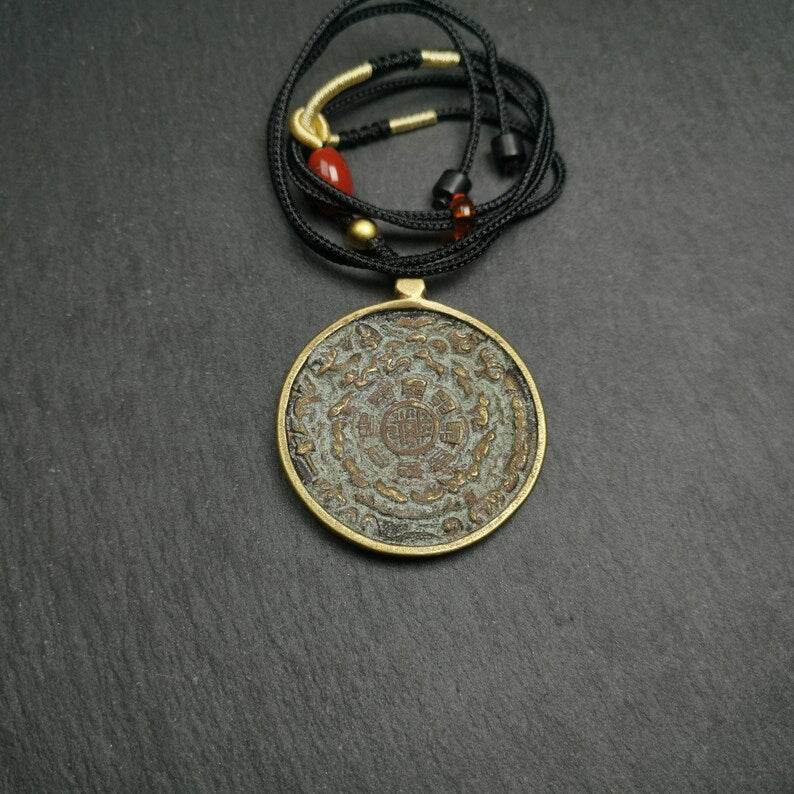 Amulet Sipaho Badge - Melong Mirror 44mm - Gandhanra-ART
