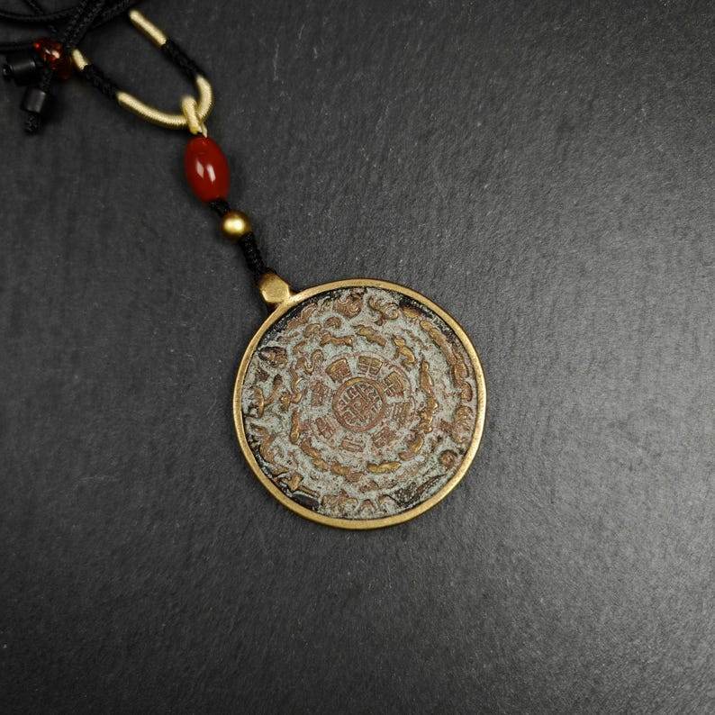 Amulet Sipaho Badge - Melong Mirror 44mm - Gandhanra-ART