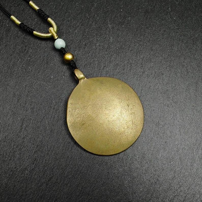 Calendar Amulet Sipaho Badge - Melong Mirror,41mm - Gandhanra-ART