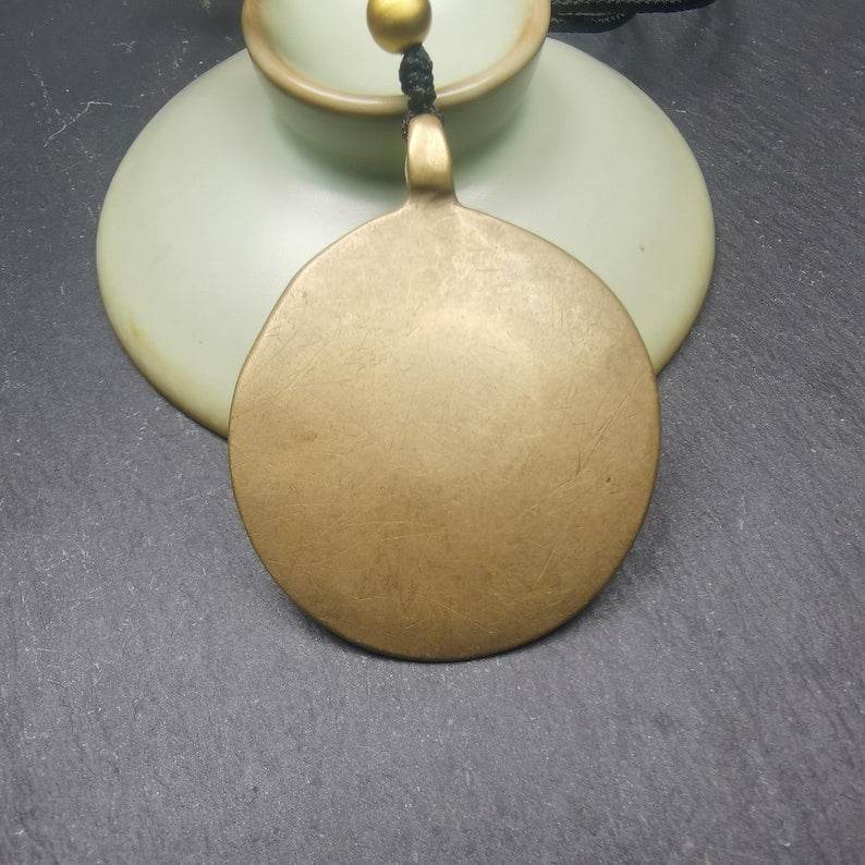 Calendar Amulet Sipaho Badge - Melong Mirror,41mm - Gandhanra-ART