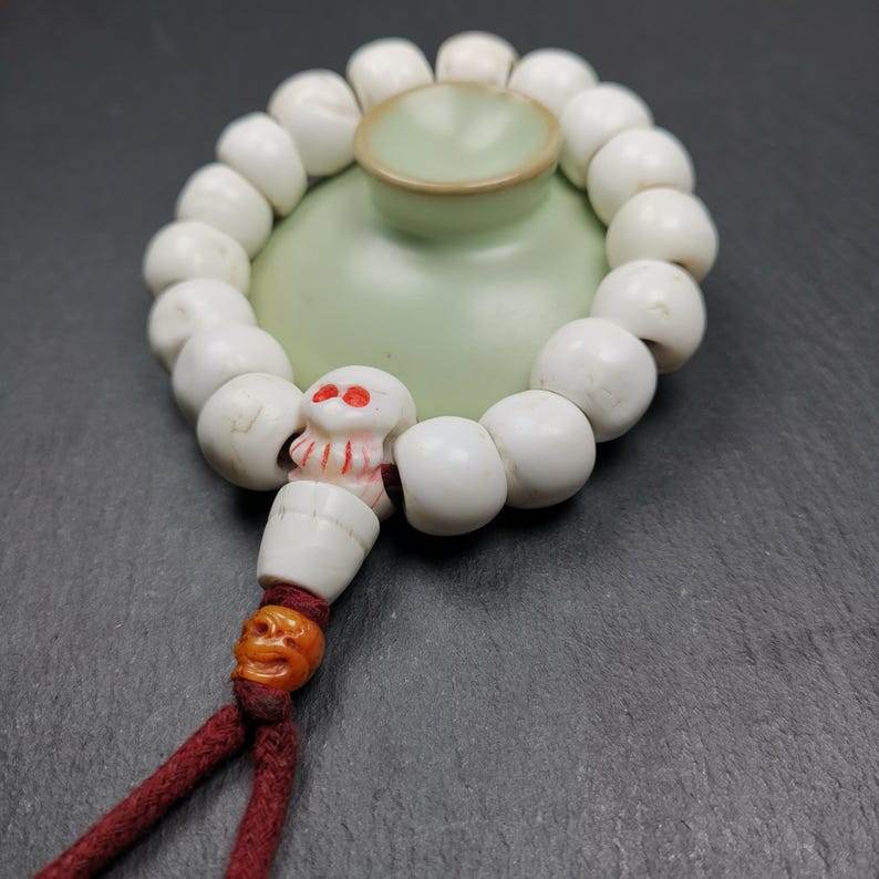 Wrist Mala | 16mm Prayer Beads Bracelet - Gandhanra-ART