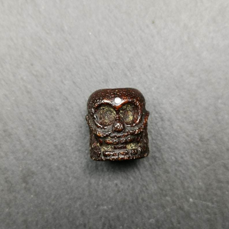 Kapala Bone Skull Bead - Gandhanra-ART