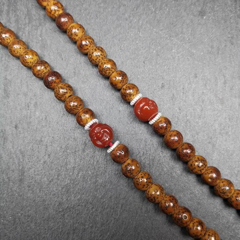 Mala Necklace,mm 108 Prayer Beads - Gandhanra-ART