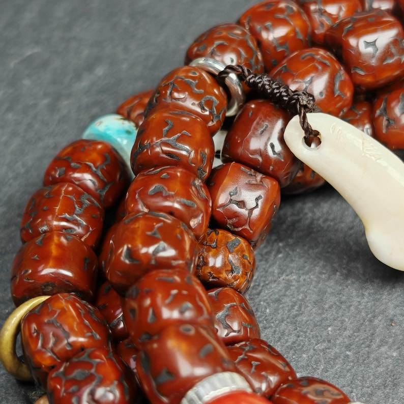 8mm Mala Necklace Prayer Beads - Gandhanra-ART