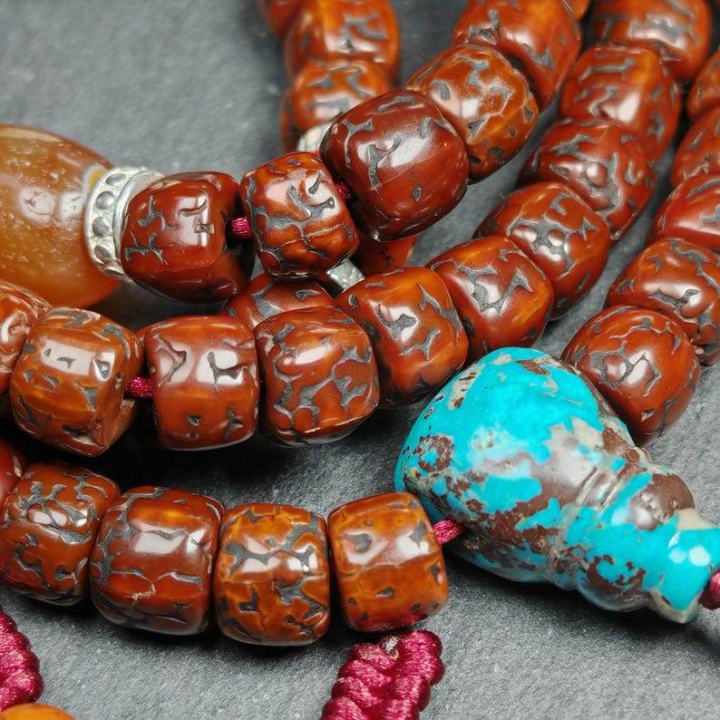 8mm Mala Necklace Prayer Beads - Gandhanra-ART