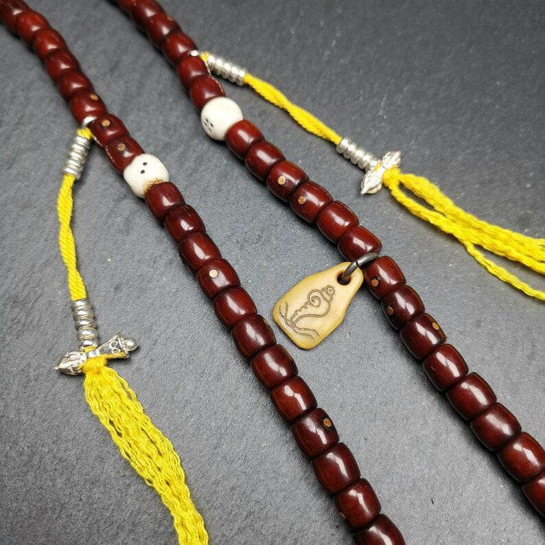 8mm 108 Mala Necklace,Prayer Beads - Gandhanra-ART