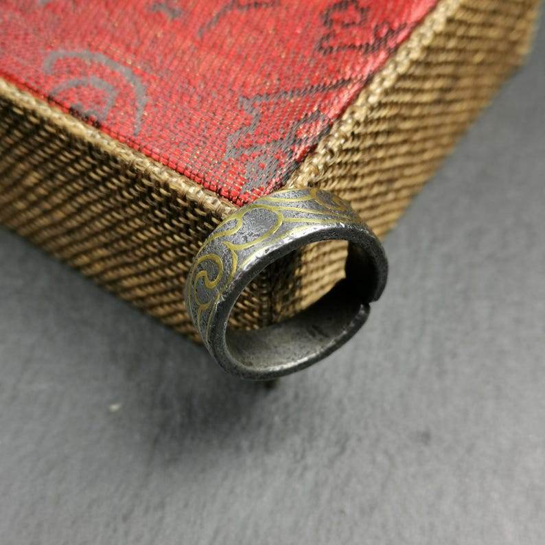 Tibetan Ring | Adjustable US Size 10 - Gandhanra-ART