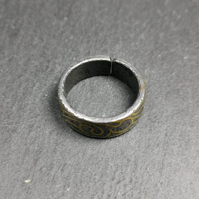 Tibetan Ring | Adjustable US Size 10 - Gandhanra-ART