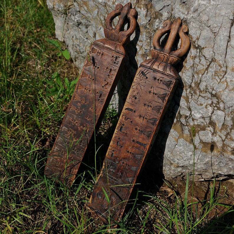 Buddhist Zanpar Wooden Mold Stick - Gandhanra-ART