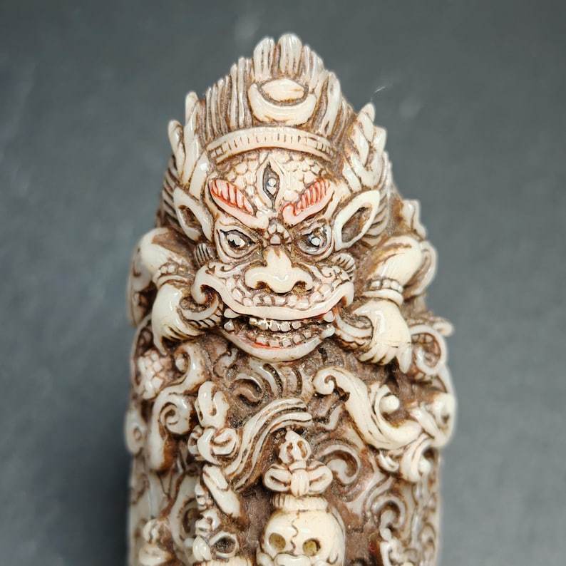 Citipati Kapala Amulet Badge - Gandhanra-ART