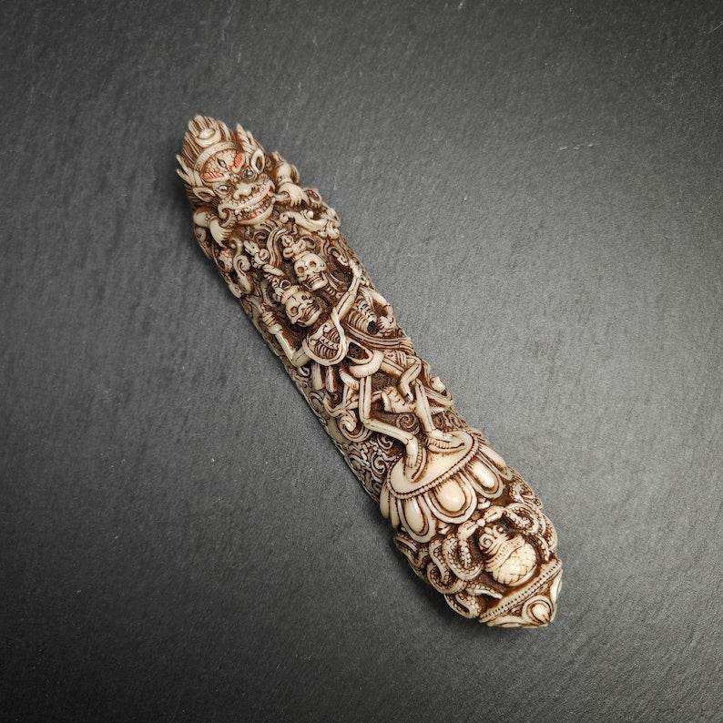 Citipati Kapala Amulet Badge - Gandhanra-ART